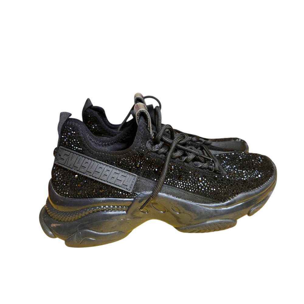 Steve Madden Black Sleek Sneakers